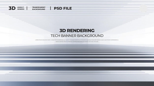 リアル 3D レンダリング プレスペクティブ 背景 テンプレート PSD レイヤリング