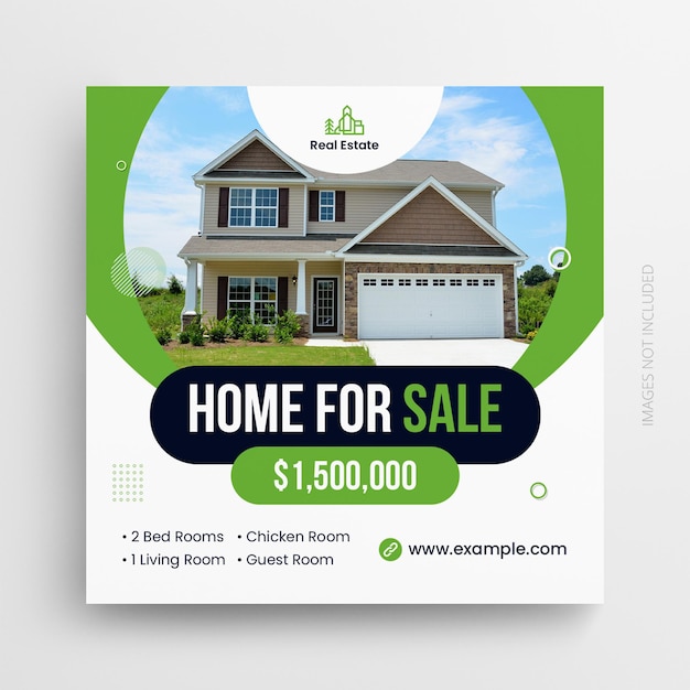 PSD real estate banner template