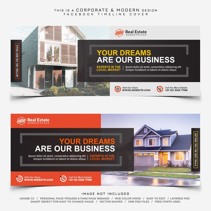 PSD real estate banner
