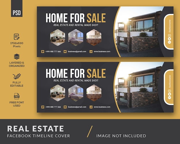 PSD real estate facebook cover