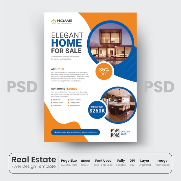 Real Estate Flyer Template real estate promotion leaflet