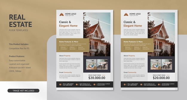 Real estate flyer templates