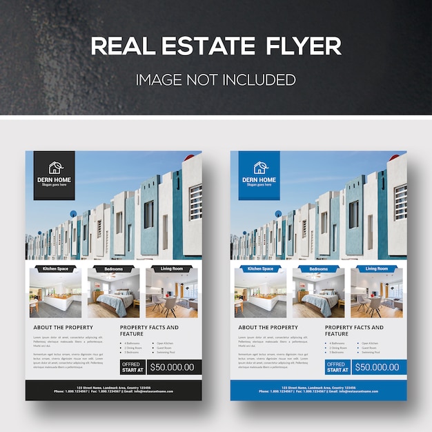 PSD real estate flyer