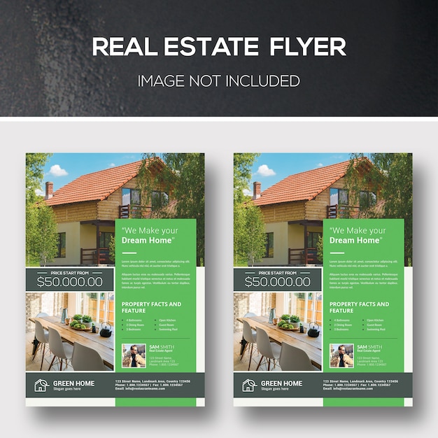 Real estate flyer