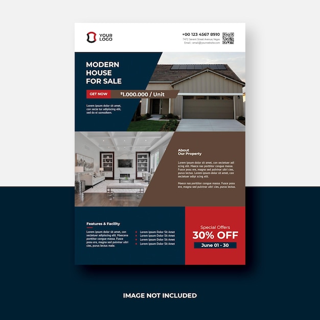 PSD real estate flyer