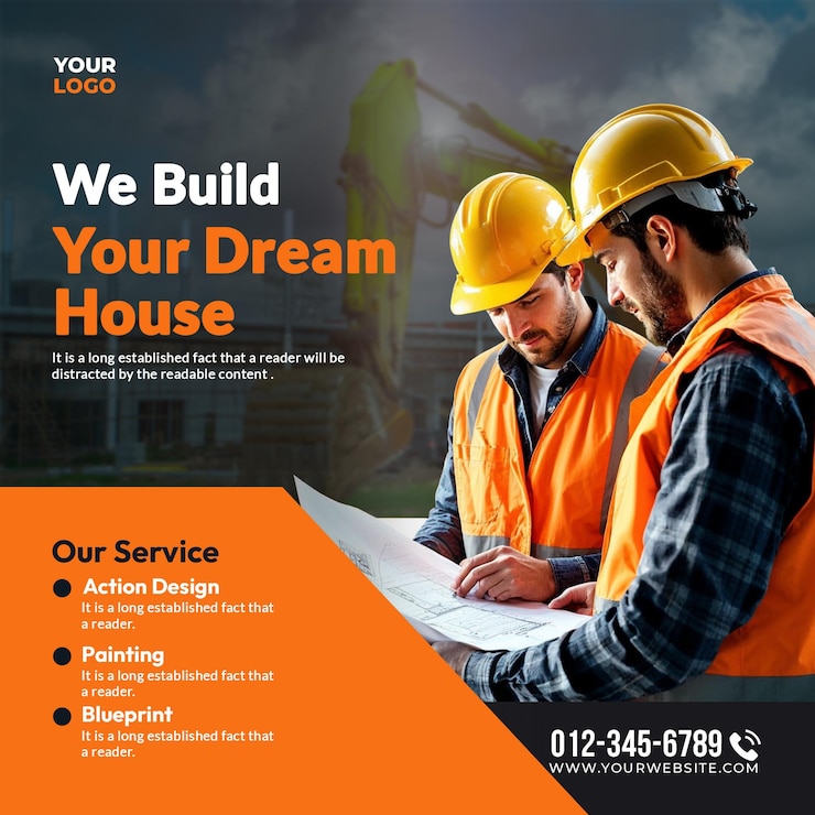 PSD real estate house social media instagram post or web banner