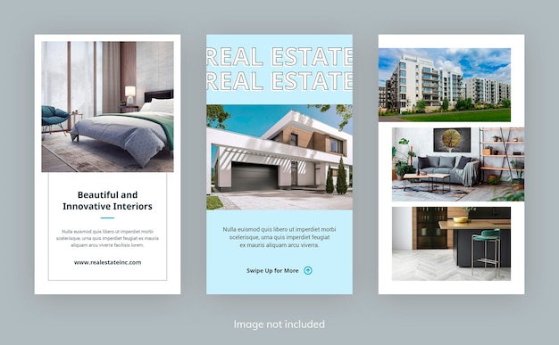 Real estate instagram story social media template