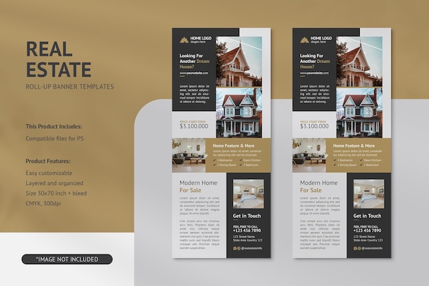 Real Estate Roll-up Banner Templates