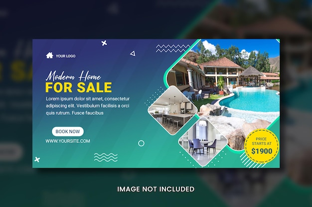 PSD real estate sale banner design