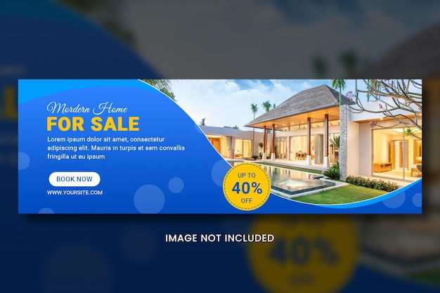 PSD real estate sale banner design