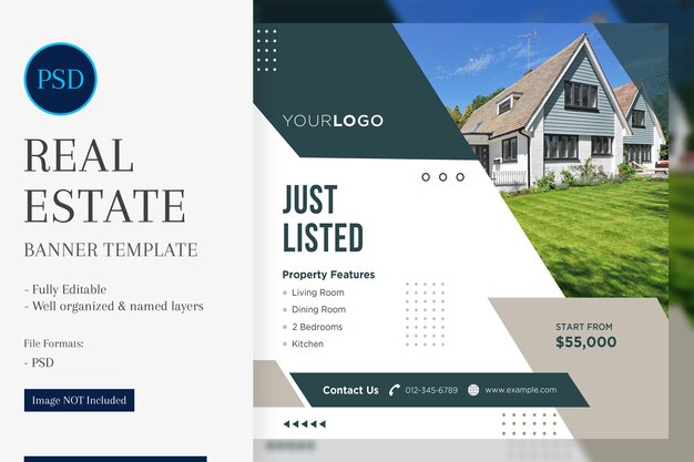 PSD real estate social media post design template elevate your online presence amp property marketing