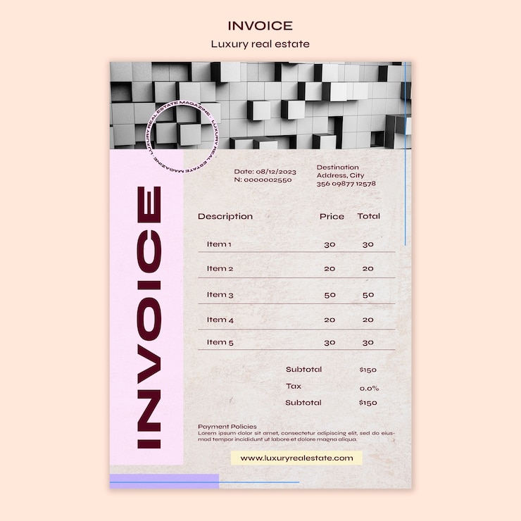 PSD real estate template design