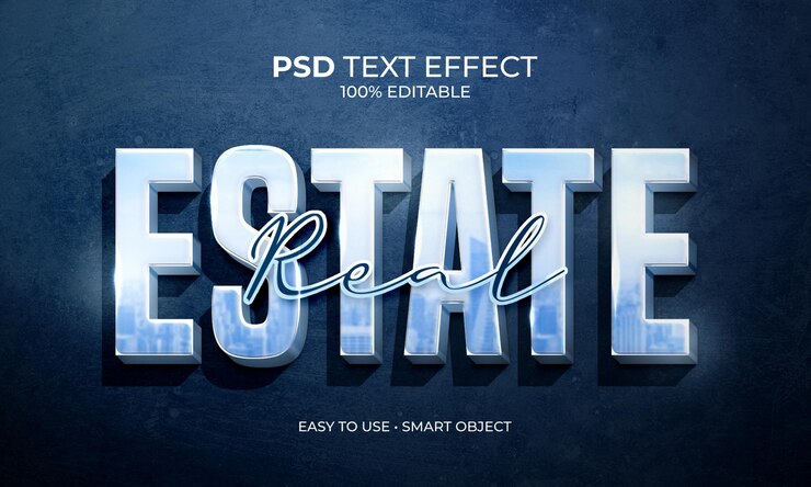 REAL ESTATE TEXT EFFECT