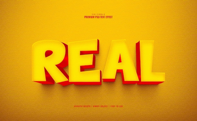 Real fully editable premium psd text effect