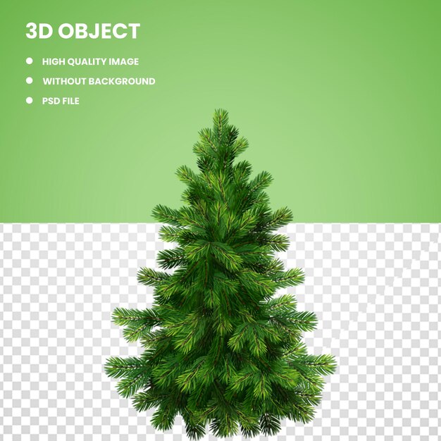 Real live christmas tree object