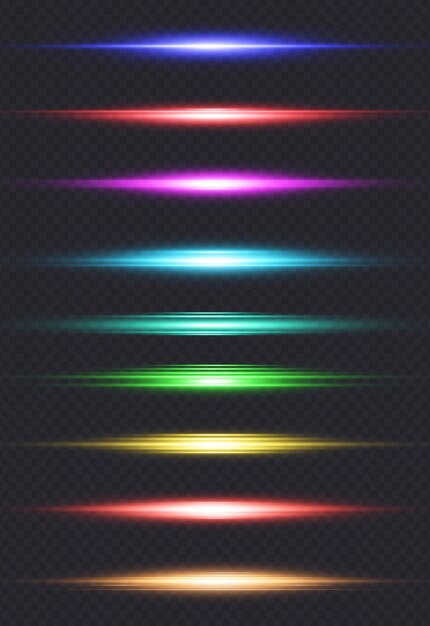 PSD realestic lens flare collection