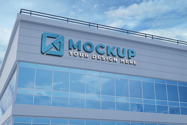 Realistic 3d building mockup