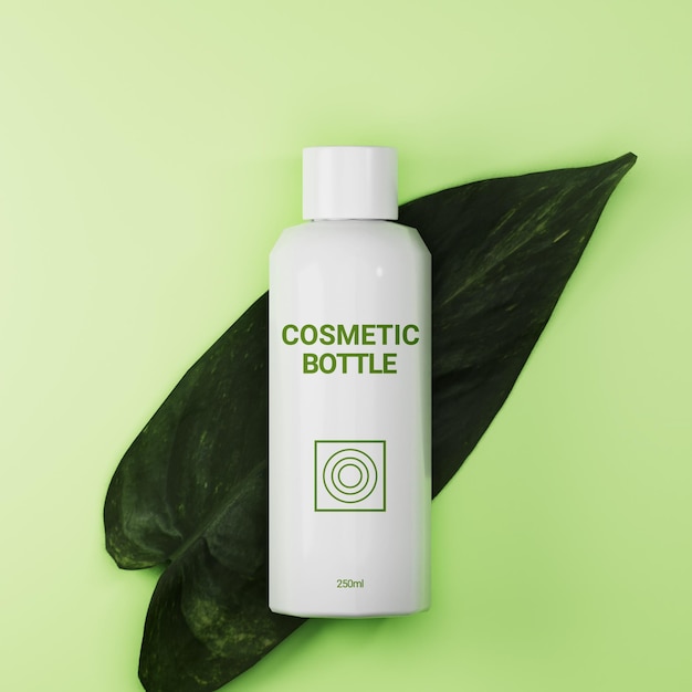 Mockup cosmetico 3d realistico