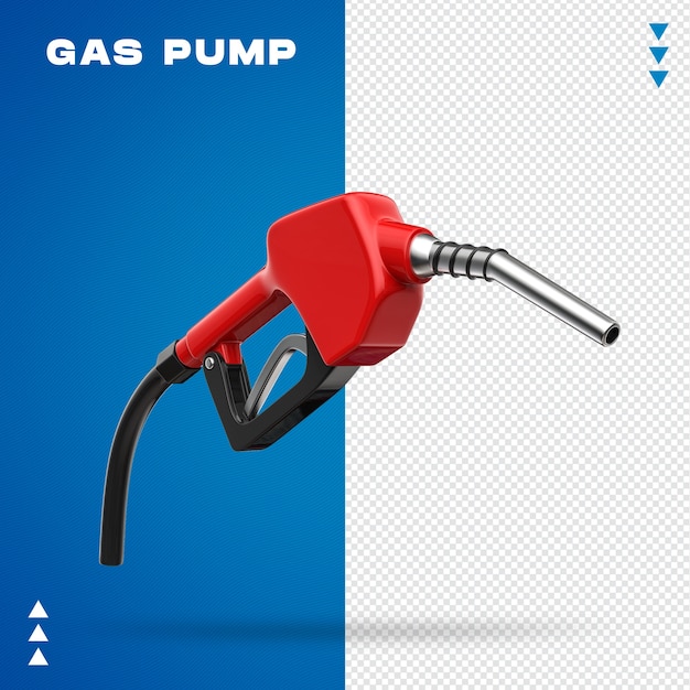 PSD realistic 3d gas pump