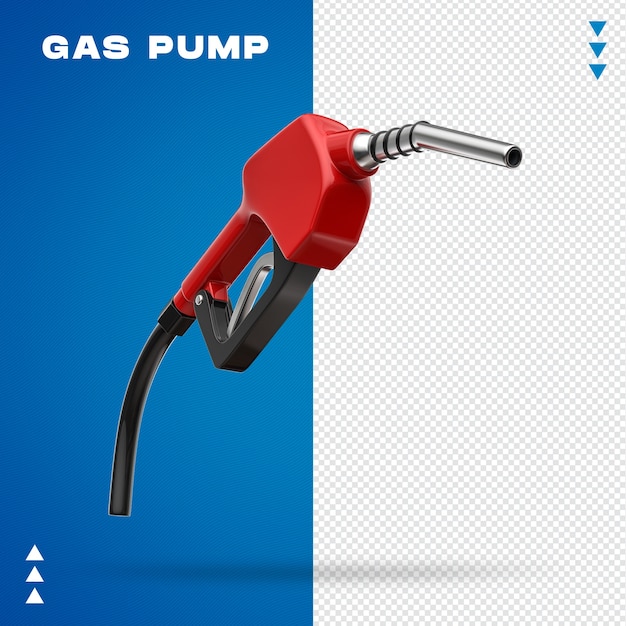 PSD realistic 3d gas pump