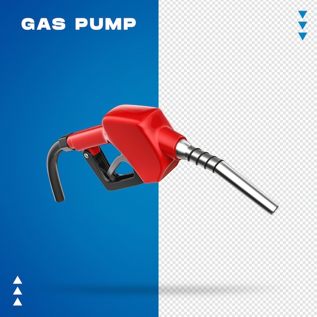 PSD realistic 3d gas pump