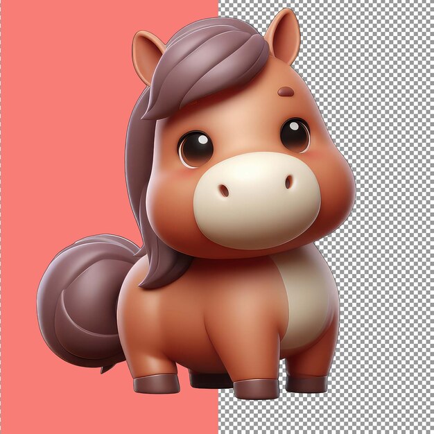 PSD realistic_3d_horse_posepng