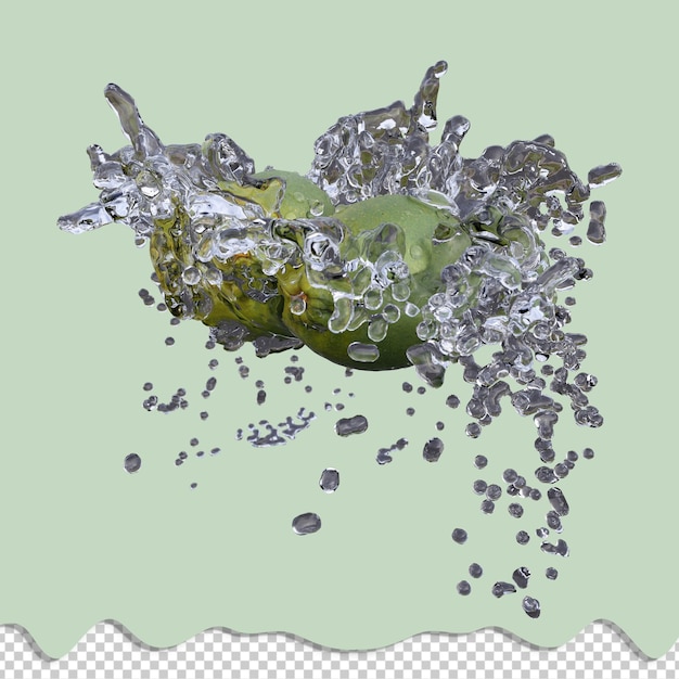 レモンのリアルな3Dレンダリング - 商業やデザインの目的のために最適です