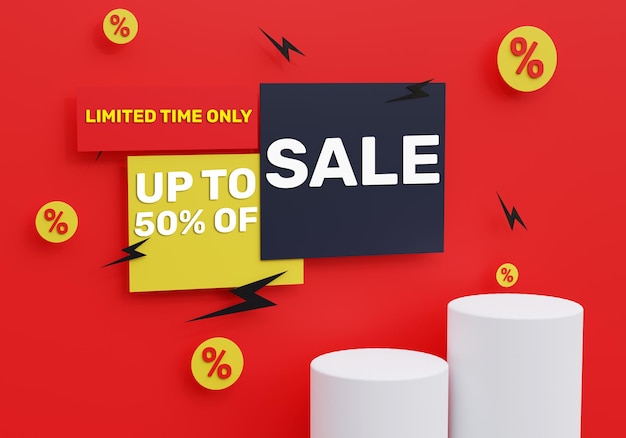 Realistic 3D sale
