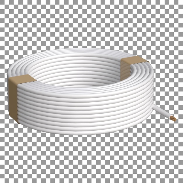 realistic 3d wire or cable rendering for electric design business etc