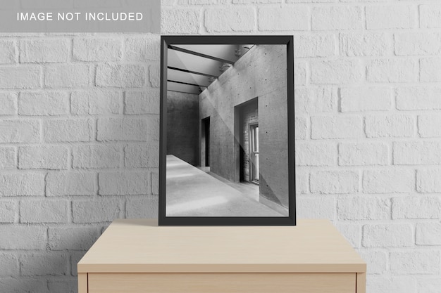 Realistic A3 Frame Mockup