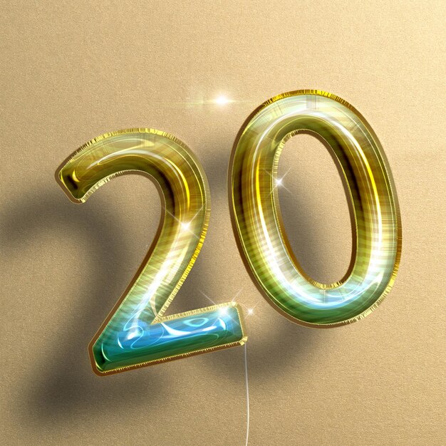 Realistic Balloon Editable Text Effect