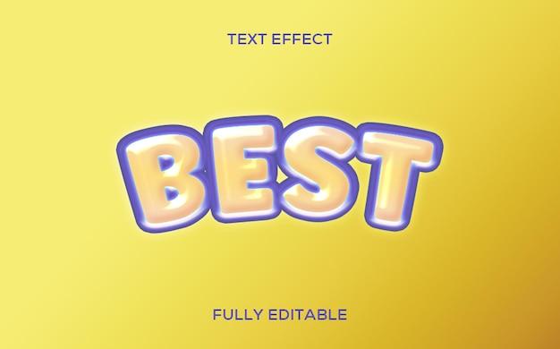 realistic best 3d bold editable text effect editable