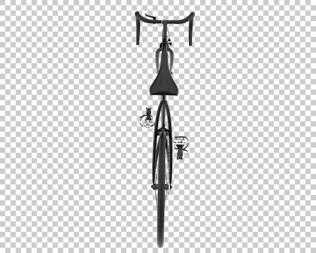 PSD 투명 한 배경 3d 렌더링 그림에 고립 된 현실적인 자전거