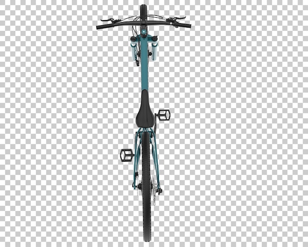 PSD realistic bike isolated on transparent background 3d rendering illustration