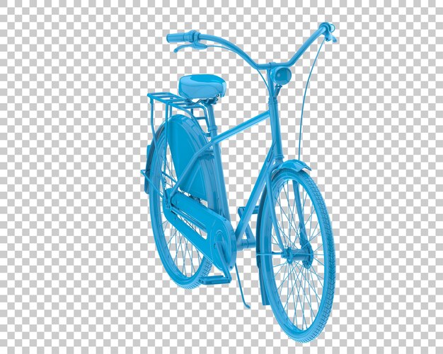 PSD bici realistica isolata su sfondo trasparente 3d rendering illustrazione