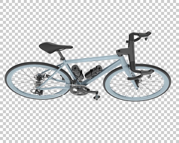 PSD realistic bike isolated on transparent background 3d rendering illustration