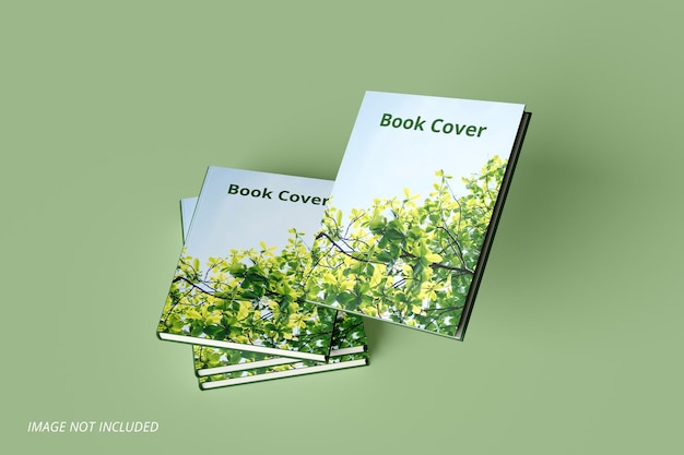 Design realistico del mockup della copertina del libro psd premium