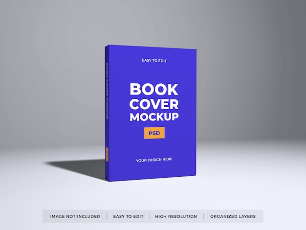 Realistic Book Cover Mockup