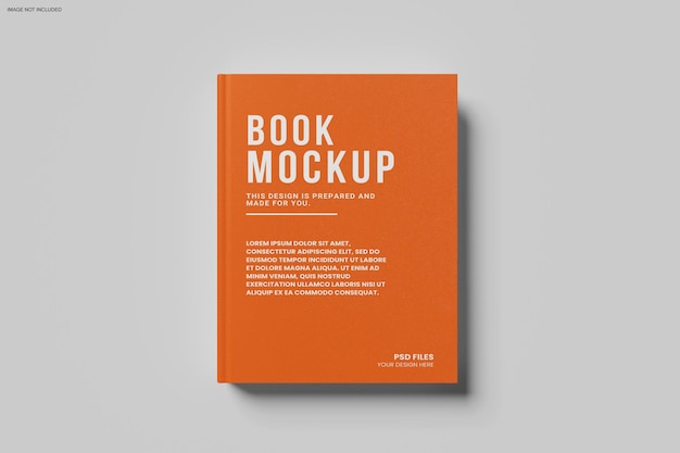 realistic book cover mockup
