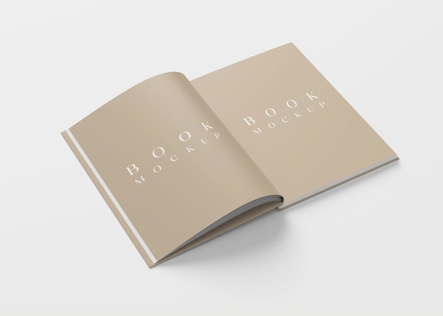 PSD realistic book mockup editable psd