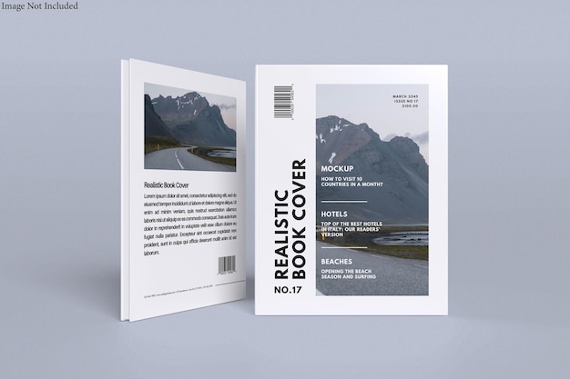 Реалистичный макет книги