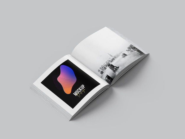 PSD realistic book mockup