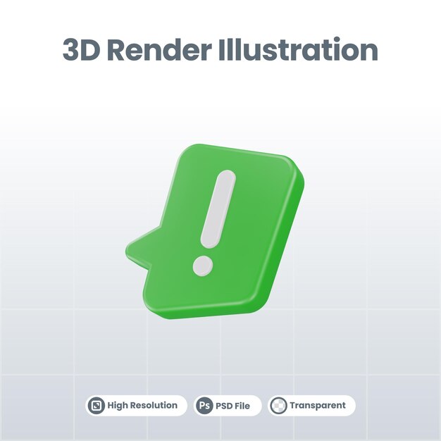 현실적인 거품 채팅 토론 3d 렌더링 이야기