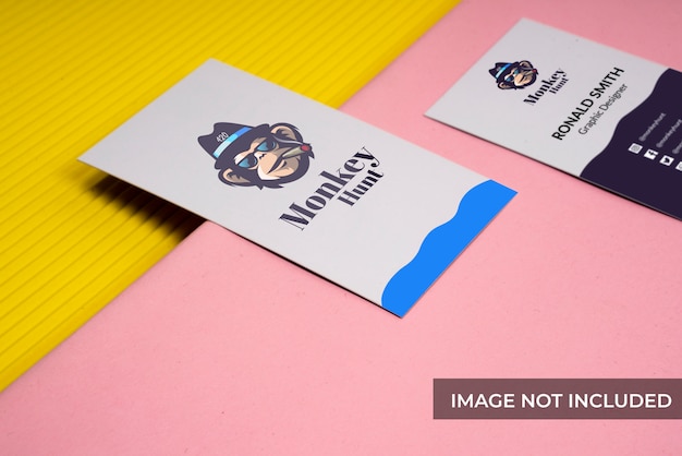 Realistic Business Card Mock Up