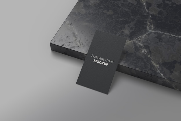 Realistic business card mockup