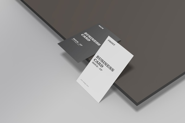 Realistic business card mockup