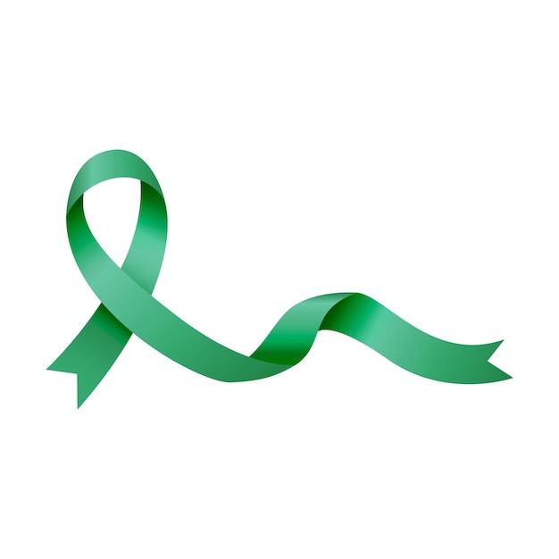 realistic cancer ribbon