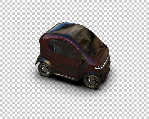 realistic car isolated on background 3d rendering illustration