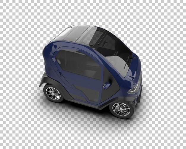 realistic car isolated on background 3d rendering illustration
