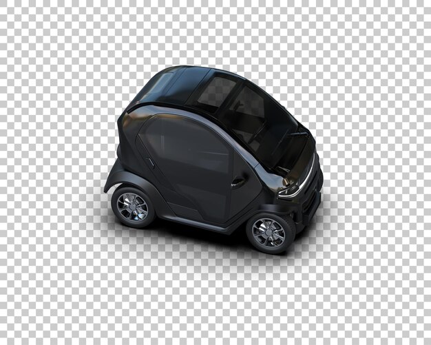 realistic car isolated on background 3d rendering illustration